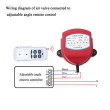 Load image into Gallery viewer, Motorized dampers HVAC 220v Remote Control with air Duct Damper Actuator ducting Ventilation Damper Electric air Valve Zone