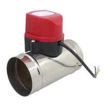 Load image into Gallery viewer, Motorized dampers HVAC 220v Remote Control with air Duct Damper Actuator ducting Ventilation Damper Electric air Valve Zone