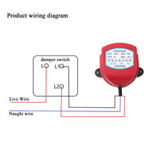 Load image into Gallery viewer, Motorized dampers HVAC 220v Remote Control with air Duct Damper Actuator ducting Ventilation Damper Electric air Valve Zone