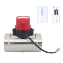 Load image into Gallery viewer, Motorized dampers HVAC 220v Remote Control with air Duct Damper Actuator ducting Ventilation Damper Electric air Valve Zone