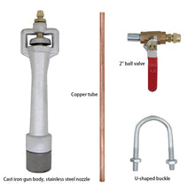 Carica l'immagine nel visualizzatore di Gallery, oomvarmer Bruciatore venturi gas forge a gas propano forgia per fabbro lancia bruciatore gpl forno fusione metalli
