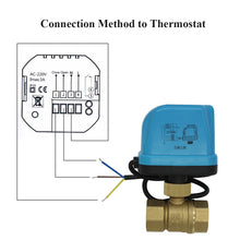Charger l'image dans la galerie, oomvarmer Vanne a sphere 2 voies motorisee moteur DN32