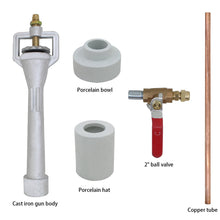 Carica l'immagine nel visualizzatore di Gallery, oomvarmer Bruciatore venturi gas forge a gas propano forgia per fabbro lancia bruciatore gpl forno fusione metalli