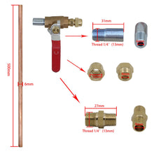 Carica l'immagine nel visualizzatore di Gallery, oomvarmer Bruciatore venturi gas forge a gas propano forgia per fabbro lancia bruciatore gpl forno fusione metalli