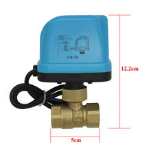 Charger l'image dans la galerie, oomvarmer Vanne a sphere 2 voies motorisee moteur DN32