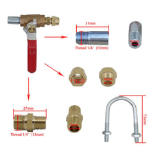 Carica l'immagine nel visualizzatore di Gallery, oomvarmer Bruciatore venturi gas forge a gas propano forgia per fabbro lancia bruciatore gpl forno fusione metalli