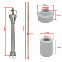 Carica l'immagine nel visualizzatore di Gallery, oomvarmer Bruciatore venturi gas forge a gas propano forgia per fabbro lancia bruciatore gpl forno fusione metalli