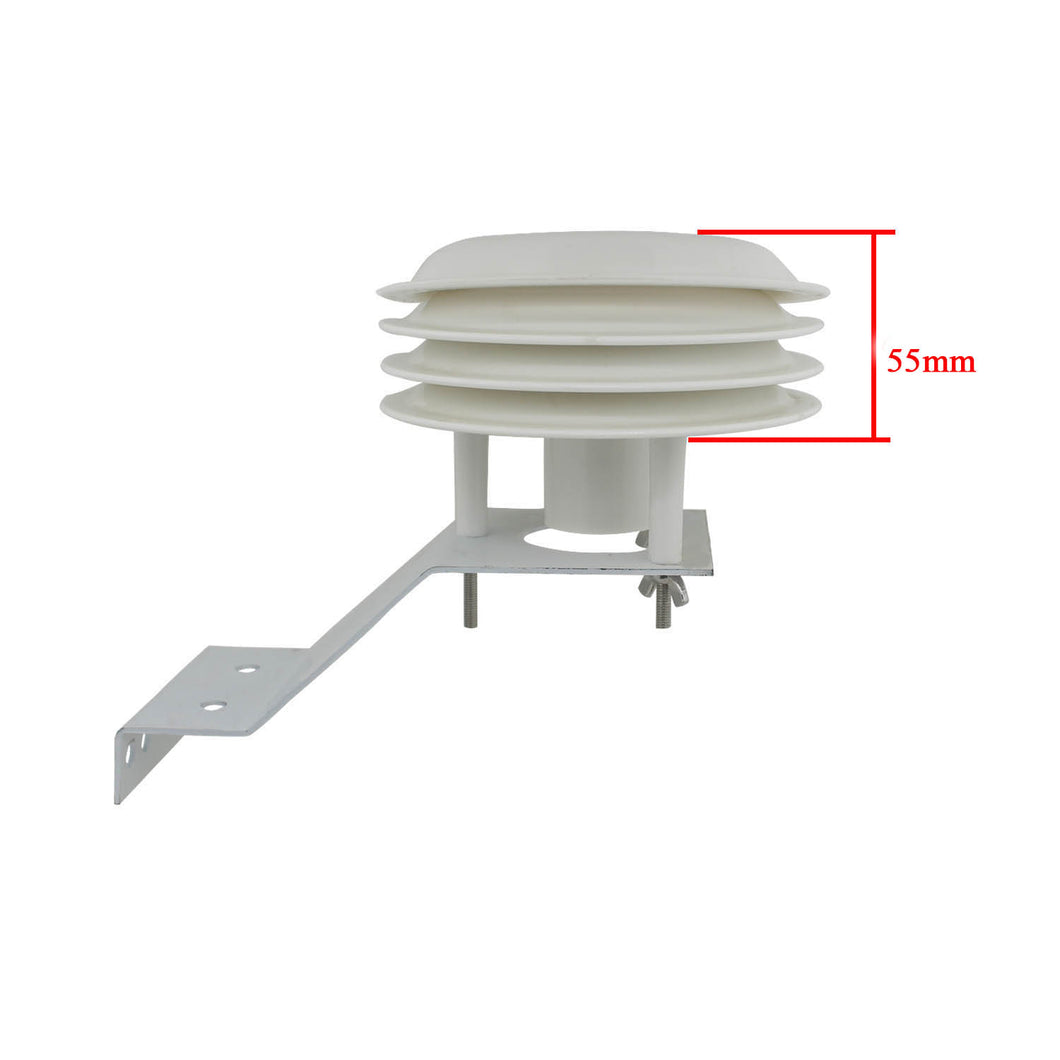 Oomvarmer Multi plate solar radiation shield 4-20 plates weather sensor shield for meteo station outdoor meteo meteorological station OD140mm