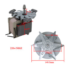 Charger l&#39;image dans la galerie, oomvarmer Moteur ventilateur four 220v avec turbine ventilateur 220v
