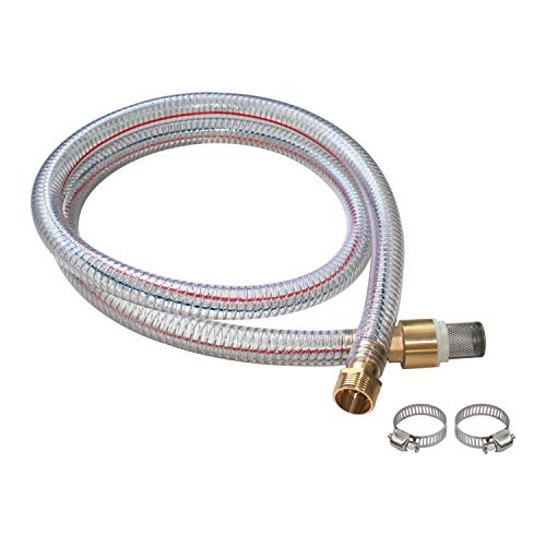 oomvarmer Tuyau aspiration pompe a eau spiral tube pvc transparent renforcé pour pompe gasoil diesel tuyau pompe essence