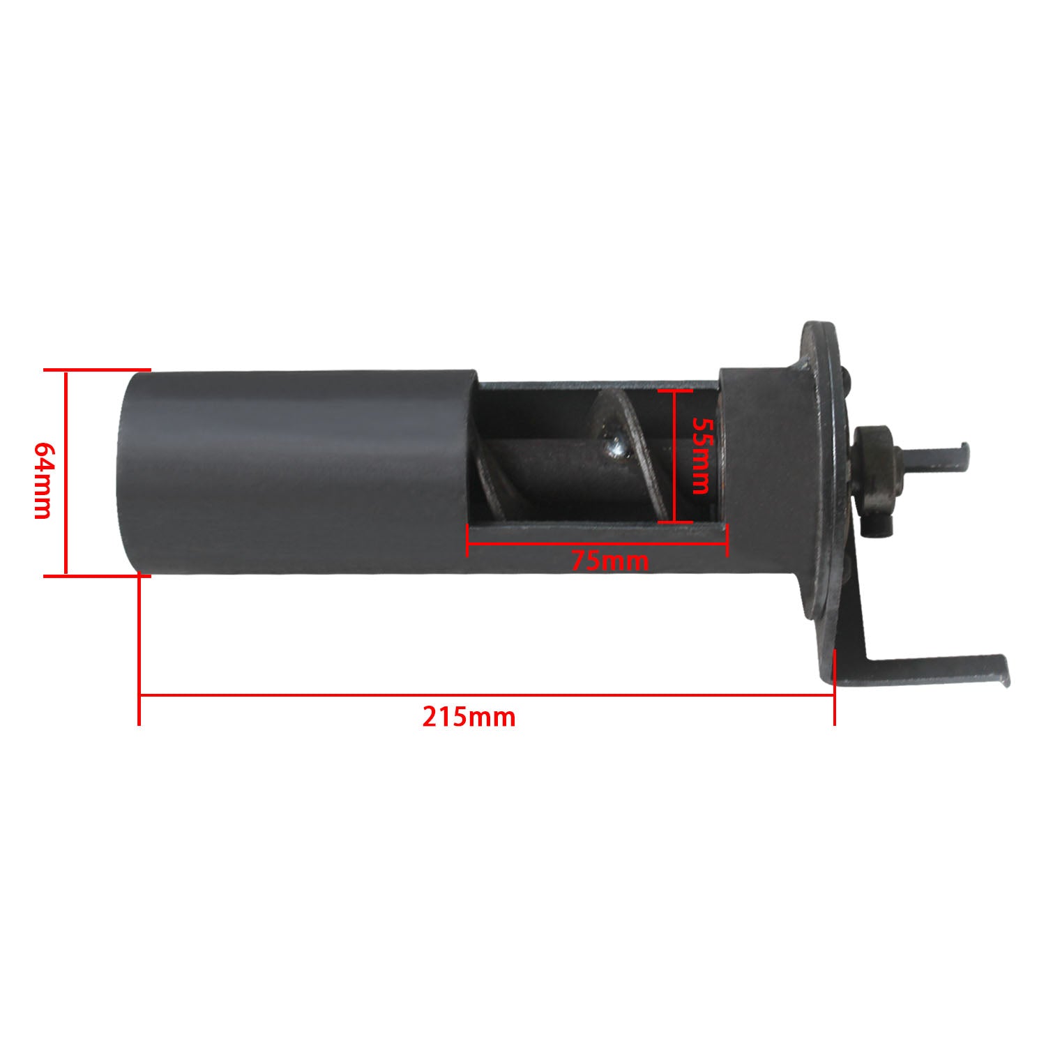 Tornillo Sinfín Para Estufa De Pellets - Transportador De Carga, Longitud Total 400 Mm