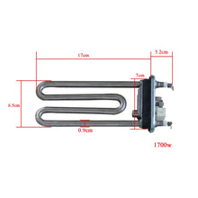 Załaduj obraz do przeglądarki galerii, Oomvarmer Washing machine heater element with probe sensor immersion heater washer heating element 1700/1800w

