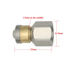 Charger l&#39;image dans la galerie, oomvarmer 1/8” 1/4&quot; 3/8&quot; buse nettoyage canalisation haute pression 250bar femelle - nettoyeur pour toilette/égouts/Tuyau 
